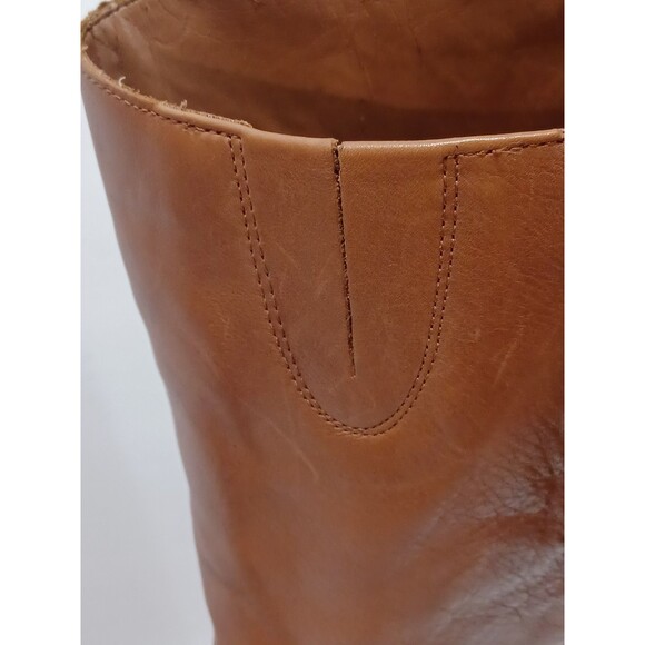 Sam Edelman Leather Penny Knee-High Riding Boots Whiskey Brown Size 7.5 - Picture 9 of 13